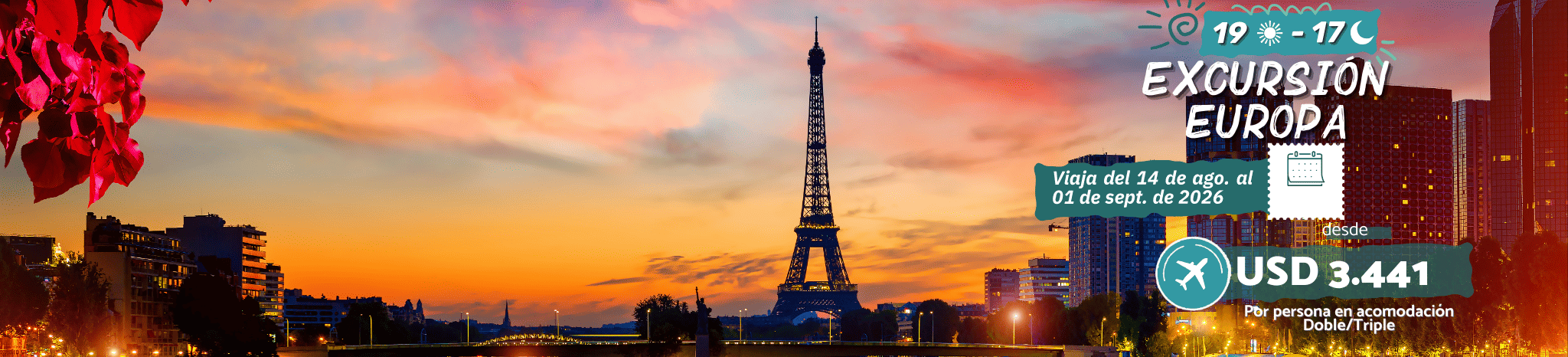 EXCURSIÓN EUROPA COMFENALCO